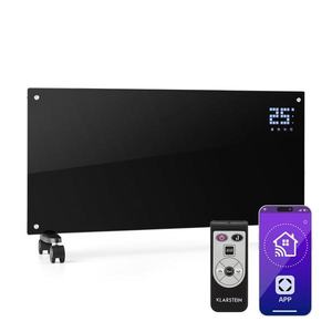 Klarstein Bornholm Smart, konvektor, 2000 W, WiFi, LED displej, časovač, IP24, čierny vyobraziť