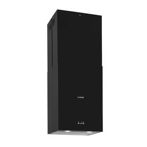 Klarstein Structura, digestor, 41 cm, ostrovčekový, 624 m³/h, A, LED, nehrdzaejúca oceľ, čierny vyobraziť