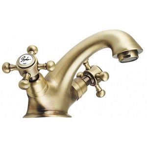 SAPHO - ANTEA stojánkova umývadlová batéria s výpusťou, bronz 3176 vyobraziť