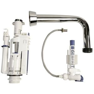 GSI - CLASSIC úsporný splachovací mechanismus, chróm BZCR vyobraziť