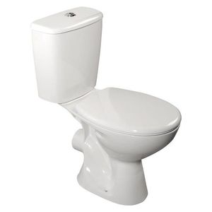 AQUALINE - JUAN WC kombi misa, dvojtlačidlo, zadný odpad, biela LC2154 vyobraziť
