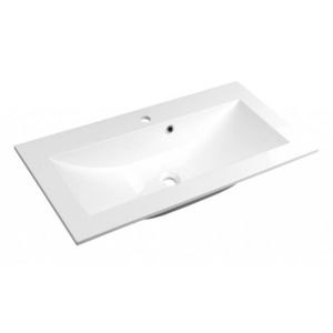 SAPHO - YUKON umývadlo 80x45cm, liaty mramor, biela YU080 vyobraziť