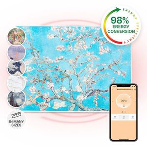 Klarstein Wonderwall Air Art Smart, infračervený ohrievač, 80 x 60 cm, 500 W, kvety vyobraziť