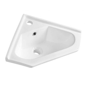 AQUALINE - Keramické umývadlo rohové 41x41 cm, na nábytok 1601-40 vyobraziť
