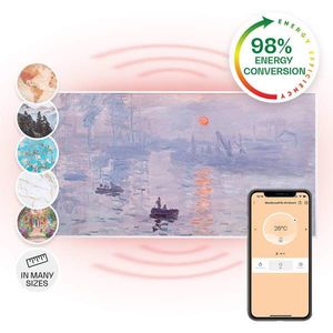 Klarstein Wonderwall Air Art Smart, infračervený ohrievač, 120 x 60 cm, 700 W, aplikácia, východ slnka vyobraziť