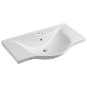 AQUALINE - ZARA 80 keramické umývadlo nábytkové 79, 5x46cm, biela 10080 vyobraziť