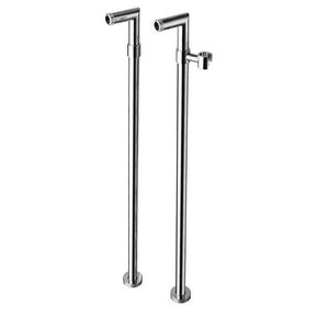 SAPHO - Pripojenie pre inštaláciu vaňovej batérie do priestoru (pár), chróm 9881 vyobraziť