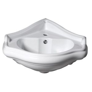 KERASAN - RETRO keramické umývadlo 57, 5x58cm, rohové, biela 103201 vyobraziť