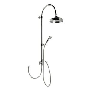 SAPHO - VANITY sprchový stĺp s pripojením na batériu, hlavová a ručná sprcha, chróm SET061 vyobraziť