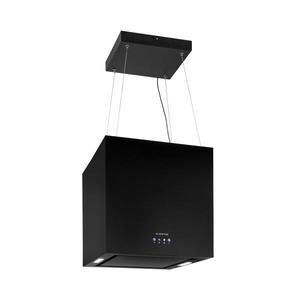 Klarstein Kronleuchter, digestor, 44 cm, ostrovčekový, 596 m³/h, LED panel, A, čierny vyobraziť