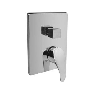 Mereo Sprchová podomietková batéria s trojcestným prepínačom, Sonáta, Mbox, hranatý kryt, chróm CB60157C vyobraziť