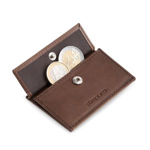 Slimpuro Coin Pocket s ochrannou kartou RFID pre ZNAP Slim Wallets 8 a 12, spínací gombík vyobraziť