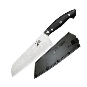 Zelite Infinity by Klarstein Executive-Plus, 7" nôž santoku, 61 HRC, damašková oceľ vyobraziť