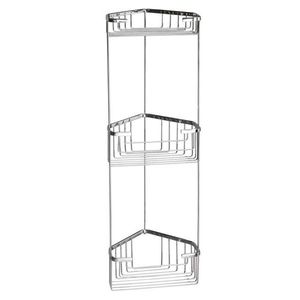 Gedy - SMART trojposchodová rohová police 200x590x150 chróm 2484 vyobraziť