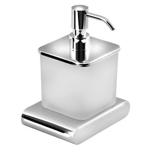 SAPHO - FLORI dávkovač mydla 300ml, mliečne sklo, chróm RF019 vyobraziť