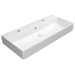 GSI - KUBE X keramické dvojumývadlo 100x47cm, biela ExtraGlaze 9423211 vyobraziť