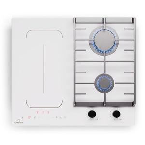 Klarstein MultiChef 4, indukčná a plynová varná doska, 4 varné zóny, 2 plynové horáky, 2 indukčné varné dosky, FlexZone vyobraziť