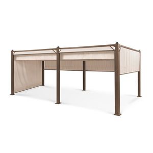 Blumfeldt Pantheon Cortina Rust, pavilón, so strechou, 3x6 m, 4 bočné diely vyobraziť