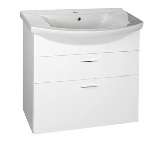 AQUALINE - ZOJA umývadlová skrinka zásuvková 71, 5x74x34 cm, biela 51071A vyobraziť