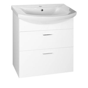 AQUALINE - ZOJA umývadlová skrinka zásuvková 61, 5x74x32 cm, biela 51061A vyobraziť