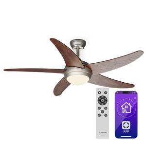 Klarstein Bolero 2 v 1 Smart, stropný ventilátor, Ø 132 cm, svetlo 55 W, diaľkové ovládanie, ovládanie cez aplikáciu, 2 smery chodu vyobraziť