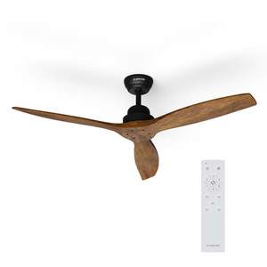 Klarstein Santa Elena 52", Ø 132 cm stropný ventilátor, 9 060 m³/h, lopatky z pravého dreva, 6 nastavení rýchlosti, diaľkové ovládanie vyobraziť
