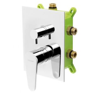 NOVASERVIS - Podomietková batéria s boxom 3 vývody, FRESH BOX96051RX, 0 vyobraziť