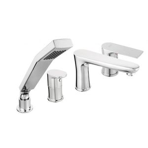 NOVASERVIS - Vaňová stojánková batéria 4-otvorová, chróm BAQ11A vyobraziť