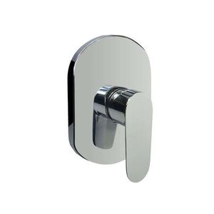 Mereo Sprchová podomietková batéria bez prepínača, Viana, Mbox, oválny kryt, chróm CBE60105B vyobraziť