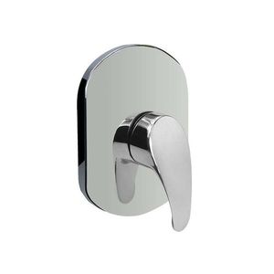 Mereo Sprchová podomietková batéria bez prepínača, Sonáta, Mbox, oválny kryt, chróm CB60105B vyobraziť