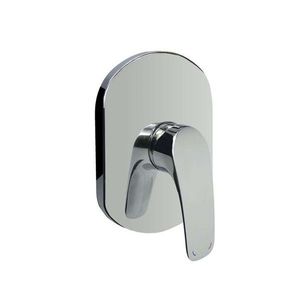 Mereo Sprchová podomietková batéria bez prepínača, Eve, Mbox, oválny kryt, chróm CBV60105B vyobraziť