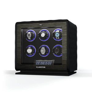 Klarstein LuminousTime naťahovač hodiniek, 6 hodiniek, mnoho nastavení, LED, 10 dB vyobraziť
