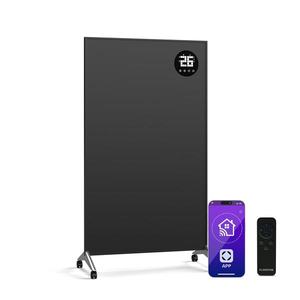 Klarstein Wonderwall Smart Bornholm Infračervený ohrievač, 800 W, Inteligentné ovládanie, montáž na stenu, LED-Displej vyobraziť