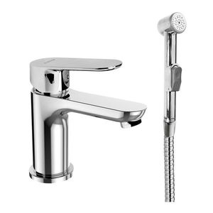 Mereo Umývadlová stojanková batéria Viana s bidetovou sprchou CBE10105 vyobraziť