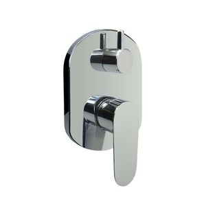 Mereo Sprchová podomietková batéria s trojcestným prepínačom, Viana, Mbox, oválny kryt, chróm CBE60157B vyobraziť