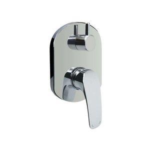 Mereo Sprchová podomietková batéria s trojcestným prepínačom, Eve, Mbox, oválny kryt, chróm CBV60157B vyobraziť