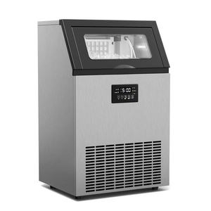 Klarstein Glacial priemyselný výrobník kociek ľadu 55 kg s LED displejom a okienkom vyobraziť