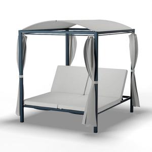 Blumfeldt Eremitage Double XL ležadlo, ochrana pred slnkom, až pre 2 osoby, kovový rám, odolné voči poveternostným vplyvom vyobraziť