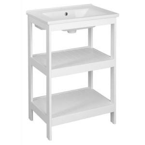 AQUALINE - ETIDE policová umývadlová skrinka 51, 5x85x44 cm, matná biela ET505 vyobraziť