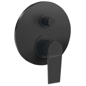 SAPHO - KAI podomietková sprchová batéria, 2 výstupy, čierna mat KA42/15 vyobraziť