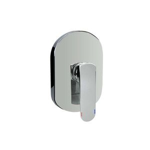 Mereo Sprchová podomietková batéria bez prepínača, Mada, Mbox, oválny kryt, chróm CBQ60105MB vyobraziť