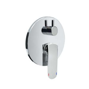 Mereo Sprchová podomietková batéria s trojcestným prepínačom, Mada, Mbox, gulatý kryt, chróm CBQ60157MA vyobraziť