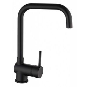 Eisl Eisl - Drezová stojánková batéria FUTURA s vysokým výtokom, čierna mat, NI182GABL NI182GABL vyobraziť