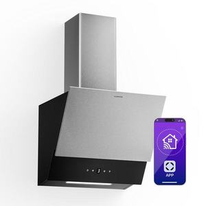 Klarstein Verosteel digestor, Elegantný, minimalistický, výkonný, Energetická trieda A, 624 m³/h, 45 cm vyobraziť