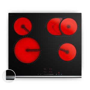 Klarstein Verosteel sklokeramická varná doska | 4 zóny | Minimalistická, Výkonná | 6600 W | 60 cm vyobraziť