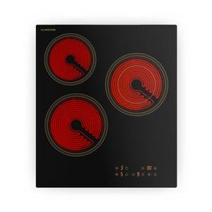 Klarstein Victoria sklokeramická varná doska, 3 zóny, elegantná, nadčasová, 5000 W, 45 cm vyobraziť
