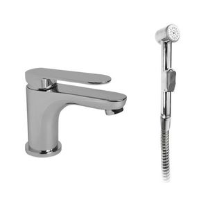 Mereo Umývadlová stojanková batéria Mada s bidetovou sprchou CBQ10105M vyobraziť