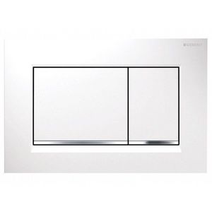 GEBERIT SIGMA30 ovládacie tlačítko, biela lesk/chróm 115.883.KJ.1 vyobraziť