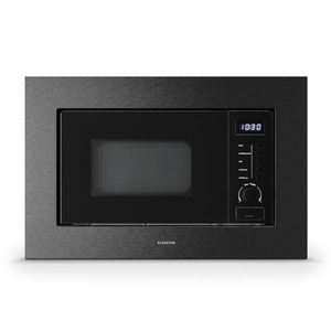 Klarstein Verosteel vstavaná mikrovlnná rúra s grilom | 800 W gril | 700 W mikrovlnná rúra | 60 cm vyobraziť