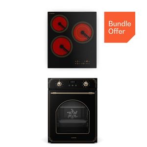 Klarstein Sklokeramická varná doska Victoria + úzka rúra Victoria | Nadčasová | 45 cm vyobraziť